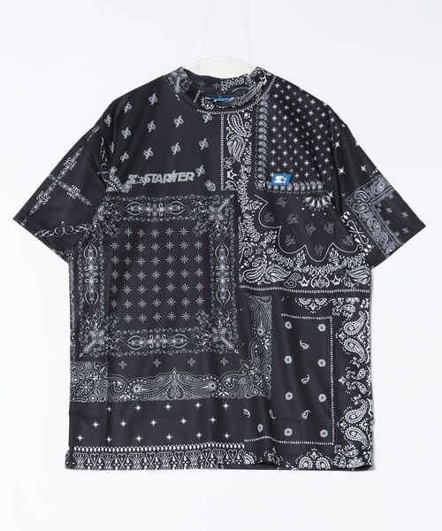 STARTER(スターター)の「【STARTER GOLF】スターターゴルフ BANDANA MOCK NECK TEE モックネック Tシャツ SG-123004(Tシャツ/カットソー・メンズ・ブラック/レッド/ネイビー・M/L)」の14枚目の写真