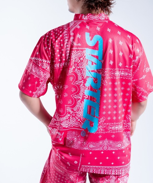 STARTER(スターター)の「【STARTER GOLF】スターターゴルフ BANDANA MOCK NECK TEE モックネック Tシャツ SG-123004(Tシャツ/カットソー・メンズ・ブラック/レッド/ネイビー・M/L)」の13枚目の写真