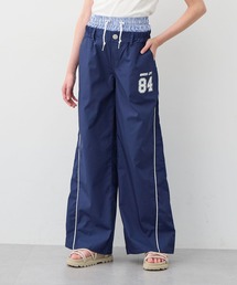 BISKEE | ダブルウエスト ナンバーロゴワイドパンツ(カーゴパンツ)