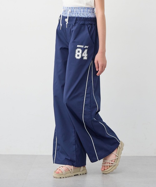 BISKEE（ビスキー）の「ダブルウエスト ナンバーロゴワイドパンツ（カーゴパンツ・キッズ・ブラック/ネイビー・140cm/150cm/160cm）」の11枚目の写真