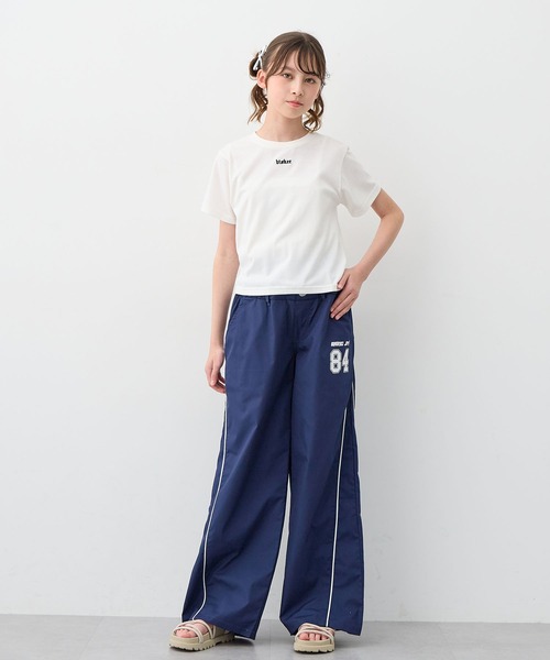 BISKEE（ビスキー）の「ダブルウエスト ナンバーロゴワイドパンツ（カーゴパンツ・キッズ・ブラック/ネイビー・140cm/150cm/160cm）」の20枚目の写真