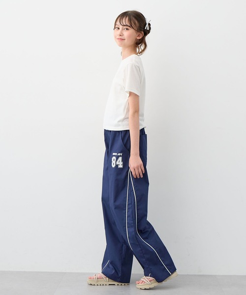 BISKEE（ビスキー）の「ダブルウエスト ナンバーロゴワイドパンツ（カーゴパンツ・キッズ・ブラック/ネイビー・140cm/150cm/160cm）」の22枚目の写真