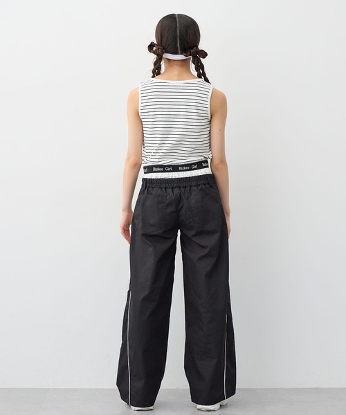 BISKEE（ビスキー）の「ダブルウエスト ナンバーロゴワイドパンツ（カーゴパンツ・キッズ・ブラック/ネイビー・140cm/150cm/160cm）」の19枚目の写真