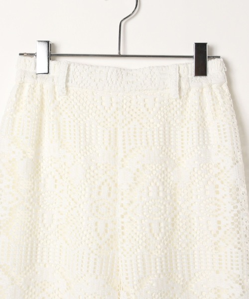 PAGEBOY（ページボーイ）の「レースワイドフレアパンツ（その他パンツ・レディース・ホワイト/ブラック・FREE）」の18枚目の写真