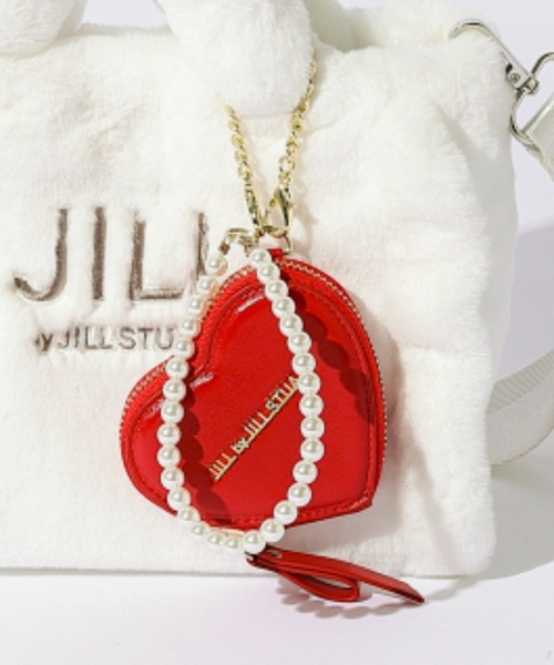 JILL by JILL STUART(ジルバイジルスチュアート)の「◇ハートポーチチャーム(キーホルダー・レディース・ピンク/ホワイト/ブラック/レッド・FREE)」の1枚目の写真