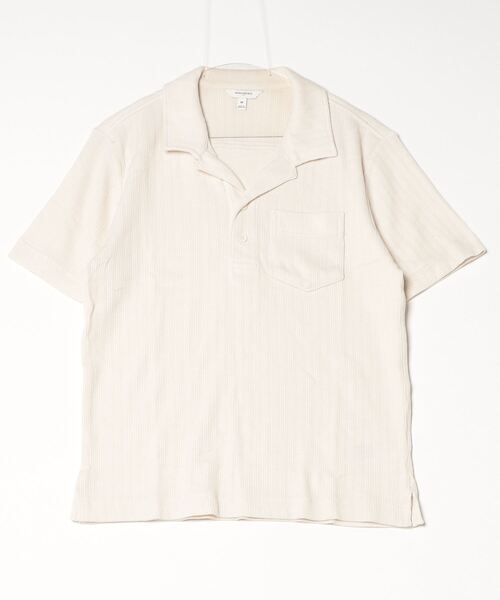 BANANA REPUBLIC FACTORY STORE(バナナリパブリック ファクトリーストア)の「BANANA REPUBLIC FACTORY STORE バーティカルテクスチャー ポケットポロシャツ(ポロシャツ・メンズ・ベージュ/ネイビー/アイボリー・S/M/L/XL)」の7枚目の写真