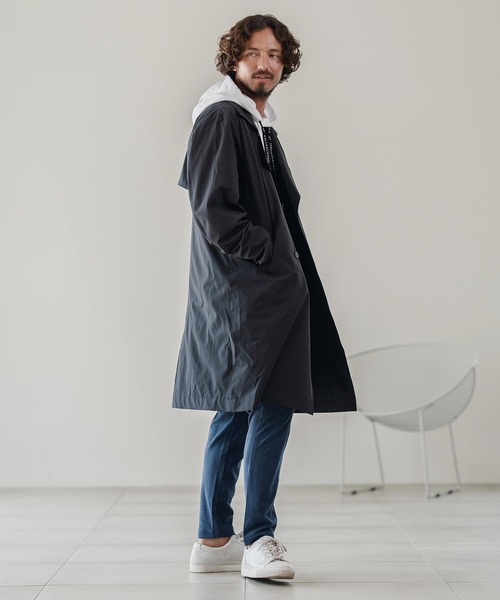 CALL&RESPONSE（コールアンドレスポンス）の「mj10882-トレンチコート-撥水（トレンチコート・メンズ・ブラック/カーキ・2/4）」の8枚目の写真