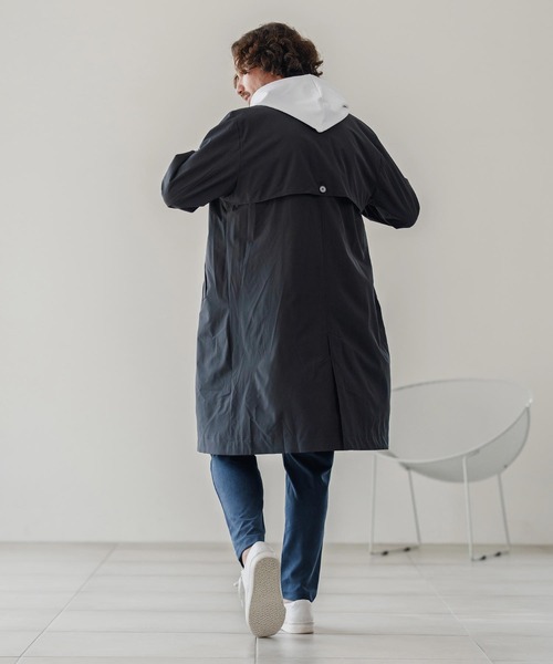 CALL&RESPONSE（コールアンドレスポンス）の「mj10882-トレンチコート-撥水（トレンチコート・メンズ・ブラック/カーキ・2/4）」の9枚目の写真