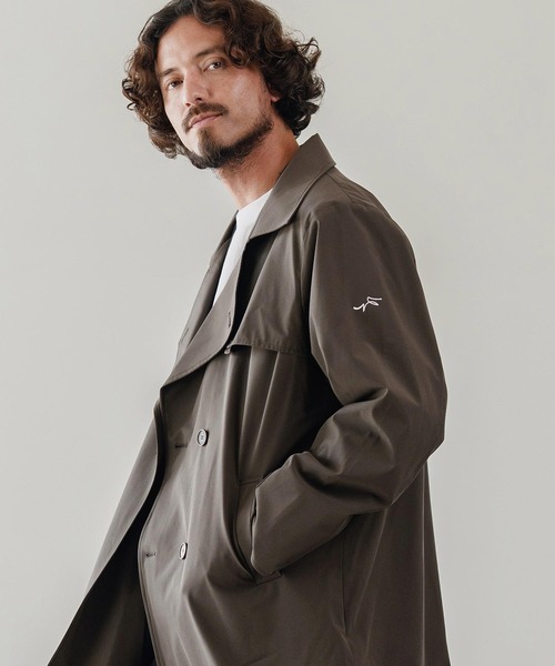 CALL&RESPONSE（コールアンドレスポンス）の「mj10882-トレンチコート-撥水（トレンチコート・メンズ・ブラック/カーキ・2/4）」の11枚目の写真