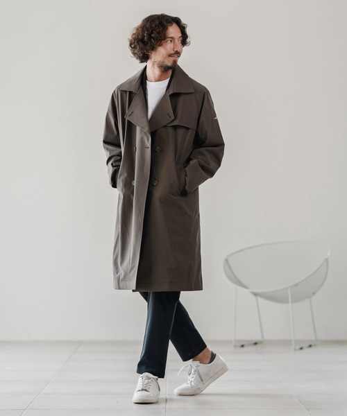 CALL&RESPONSE（コールアンドレスポンス）の「mj10882-トレンチコート-撥水（トレンチコート・メンズ・ブラック/カーキ・2/4）」の15枚目の写真