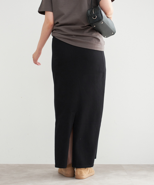 IENA（イエナ）の「ドライコットンスカート（スカート・レディース・ライトグレー/ブラック・FREE）」の7枚目の写真