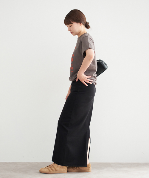 IENA（イエナ）の「ドライコットンスカート（スカート・レディース・ライトグレー/ブラック・FREE）」の10枚目の写真