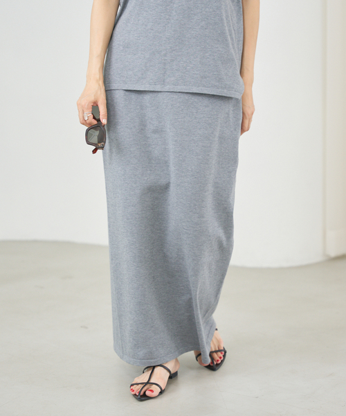 IENA（イエナ）の「ドライコットンスカート（スカート・レディース・ライトグレー/ブラック・FREE）」の14枚目の写真