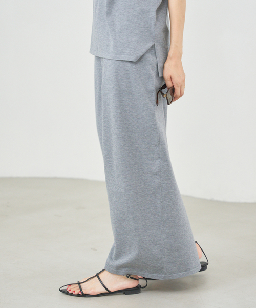 IENA（イエナ）の「ドライコットンスカート（スカート・レディース・ライトグレー/ブラック・FREE）」の15枚目の写真