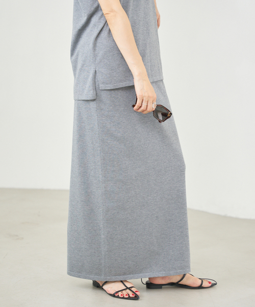 IENA（イエナ）の「ドライコットンスカート（スカート・レディース・ライトグレー/ブラック・FREE）」の17枚目の写真