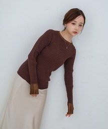 katie winter buddy　ブラウン　セーター　ニット　茶色 katie winter buddy ブラウン セーター ニット 茶色