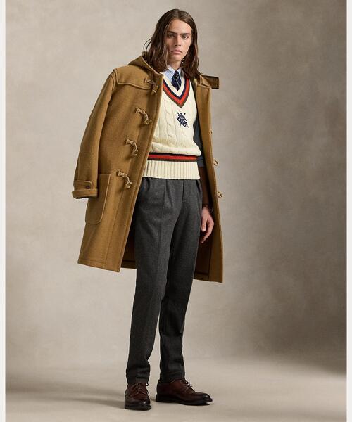 Ralph Lauren ラルフローレン クリケットセーター/ブラウン　サイズM POLO RALPH LAUREN（ポロ ラルフ ローレン）の「アイコニック
