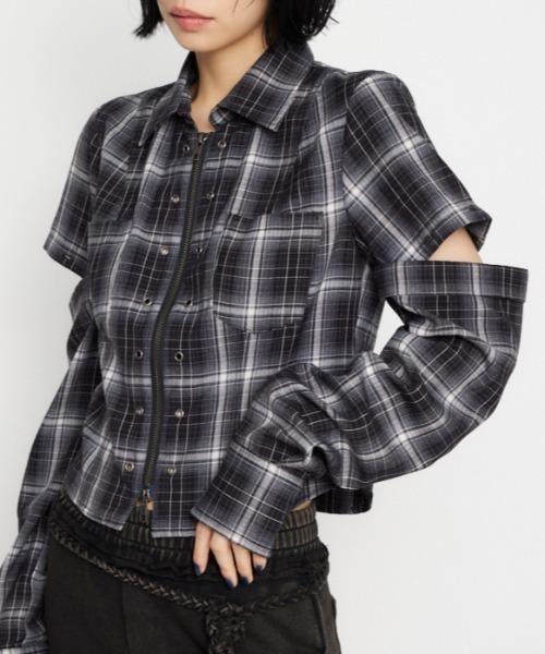 LAGAUA GEM レオパードコンパクトシャツ　Sサイズ LAGUA GEM | LEOPARD COMPACT シャツ (シャツ・ブラウス ) |SHEL