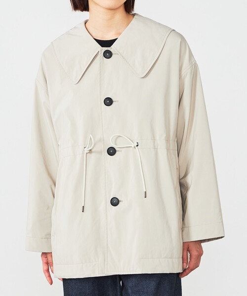 ORCIVAL（オーシバル）の「ORCIVAL | 中綿 ビッグカラーブルゾン WOMEN（その他アウター・レディース・ダークネイビー/ライトグレー・1）」の10枚目の写真