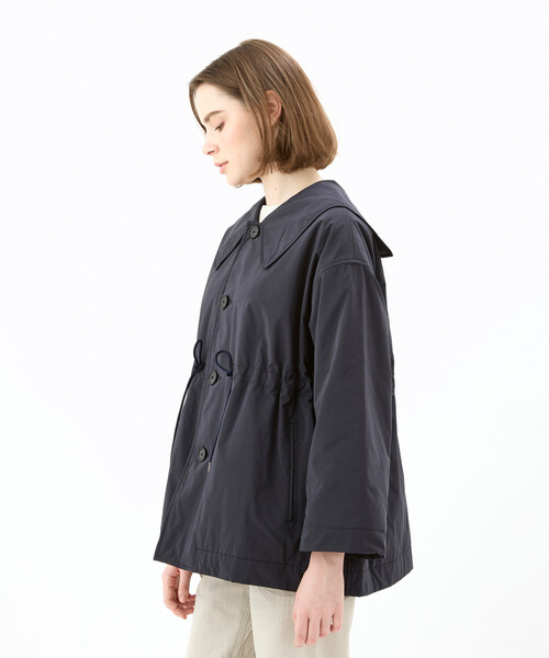 ORCIVAL（オーシバル）の「ORCIVAL | 中綿 ビッグカラーブルゾン WOMEN（その他アウター・レディース・ダークネイビー/ライトグレー・1）」の7枚目の写真