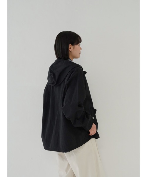 Bargiee(バージー)の「ウィンドブレーカー シャカシャカ 撥水パーカー ユニセックス 春秋(マウンテンパーカー・メンズ・ベージュ/カーキ/ブラック・FREE)」の6枚目の写真