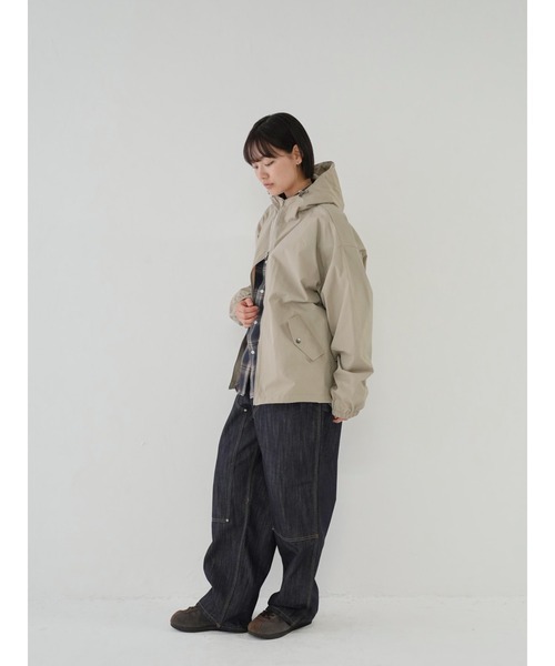 Bargiee(バージー)の「ウィンドブレーカー シャカシャカ 撥水パーカー ユニセックス 春秋(マウンテンパーカー・メンズ・ベージュ/カーキ/ブラック・FREE)」の16枚目の写真