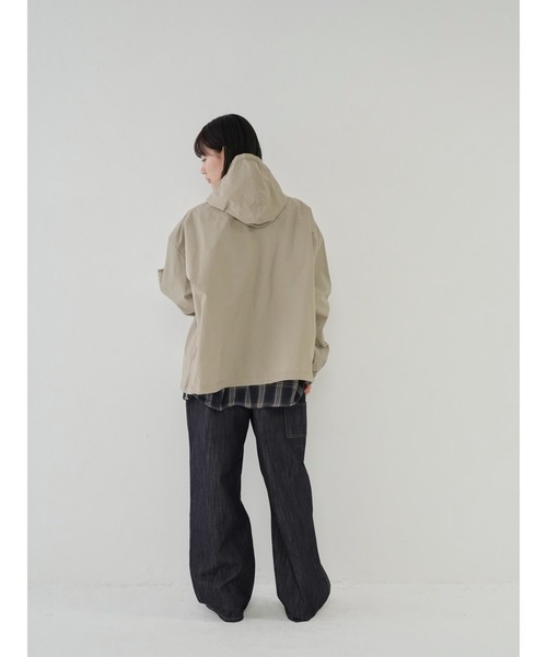 Bargiee(バージー)の「ウィンドブレーカー シャカシャカ 撥水パーカー ユニセックス 春秋(マウンテンパーカー・メンズ・ベージュ/カーキ/ブラック・FREE)」の17枚目の写真