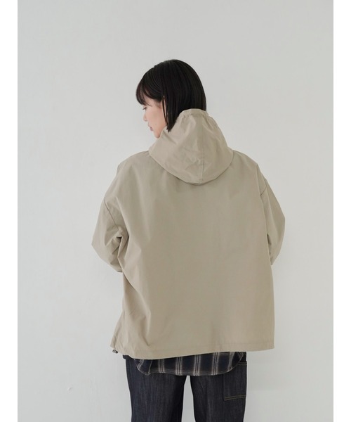 Bargiee(バージー)の「ウィンドブレーカー シャカシャカ 撥水パーカー ユニセックス 春秋(マウンテンパーカー・メンズ・ベージュ/カーキ/ブラック・FREE)」の12枚目の写真