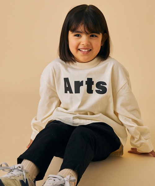 FOV（フォブ）の「FOV/フォブ Arts L/S Tシャツ（Tシャツ/カットソー・キッズ・アイボリー/ブルーグレー/ブラック・M/L/XL/S）」の2枚目の写真