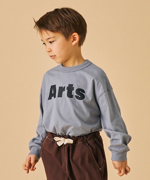 FOV（フォブ）の「FOV/フォブ Arts L/S Tシャツ（Tシャツ/カットソー・キッズ・アイボリー/ブルーグレー/ブラック・M/L/XL/S）」の5枚目の写真