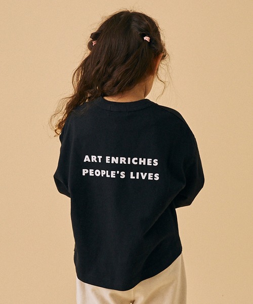 FOV（フォブ）の「FOV/フォブ Arts L/S Tシャツ（Tシャツ/カットソー・キッズ・アイボリー/ブルーグレー/ブラック・M/L/XL/S）」の7枚目の写真