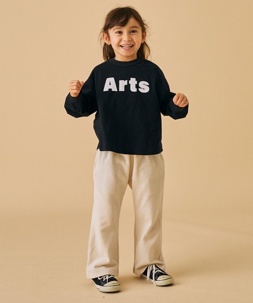 FOV（フォブ）の「FOV/フォブ Arts L/S Tシャツ（Tシャツ/カットソー・キッズ・アイボリー/ブルーグレー/ブラック・M/L/XL/S）」の9枚目の写真