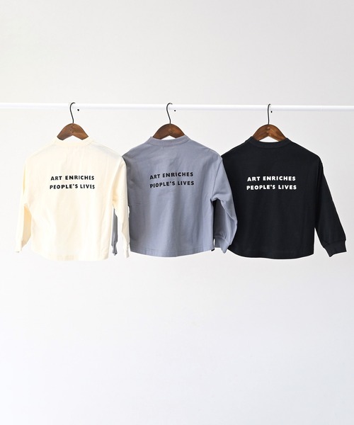 FOV（フォブ）の「FOV/フォブ Arts L/S Tシャツ（Tシャツ/カットソー・キッズ・アイボリー/ブルーグレー/ブラック・M/L/XL/S）」の21枚目の写真