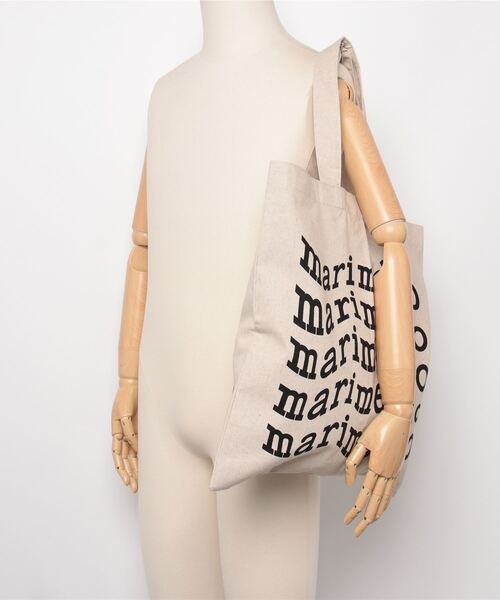 marimekko（マリメッコ）の「【kioski】Vankka Logo / fabric bag（トートバッグ・レディース・ホワイト・FREE）」の9枚目の写真