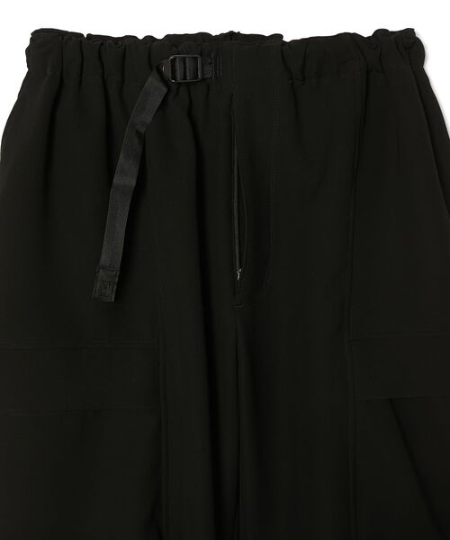 POUTNIK KNIGHT Pants XS BLK 廃盤 名作 HYKE【ハイク】 BARREL-LEG CHINO PANTS (13348) | glamour online