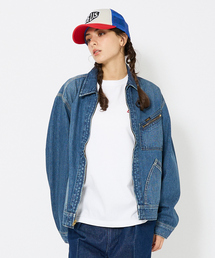 Lee([)́yLee/[ zDENIM ZIP UP BLOUSON/I[o[TCY fjWbvAbvu]/91-B/jZbNX(fjWPbg)
