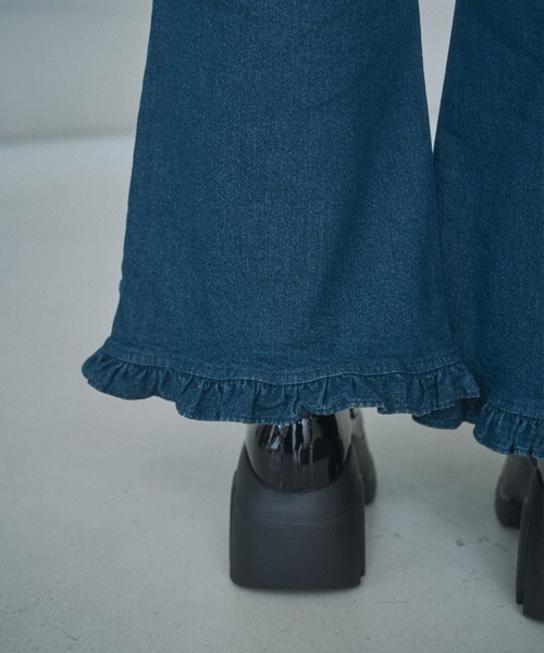 Lovilyn（ラヴィリン）の「【初販即完】-5kg厚底ベルクロローファー（ローファー・レディース・ホワイト/ブラック/ブラック系その他・SMALL/MEDIUM/LARGE）」の18枚目の写真