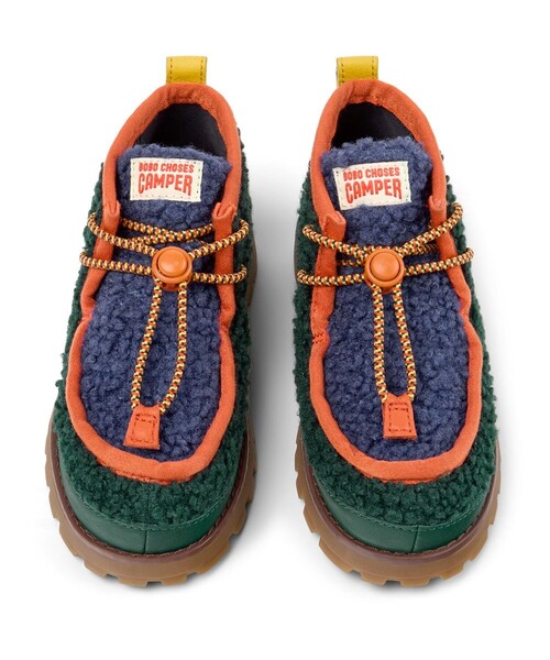 CAMPER（カンペール）の「[カンペール] BY BOBO CHOSES / ハイカットシューズ（ブーツ・キッズ・ダークグリーン・20.0cm/18.5cm/19.0cm/18.0cm）」の4枚目の写真
