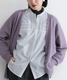 NOMBRE IMPAIR | ねじりピンタックストライプドルマンブラウス(シャツ/ブラウス)