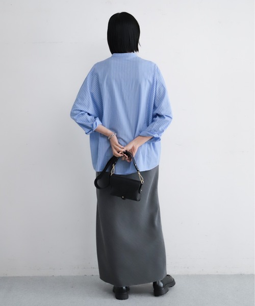 ねじりピンタックストライプドルマンブラウス | NOMBRE IMPAIR
