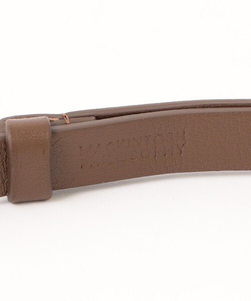 MACKINTOSH PHILOSOPHY（ﾏｯｷﾝﾄｯｼｭ ﾌｨﾛｿﾌｨｰ）の「ビットバックルスライドベルト（ベルト・レディース・ブラウン/ライトブルー/ブラック・FREE）」の4枚目の写真