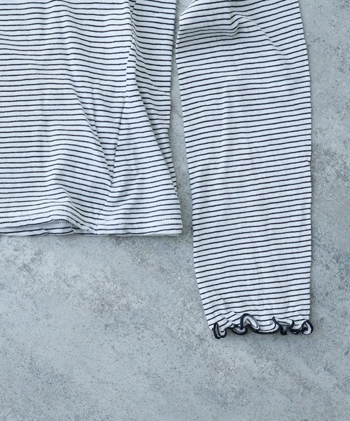 bulle de savon(ビュルデサボン)の「△ボーダー ハイネック プルオーバー(Tシャツ/カットソー・レディース・ピンク/ホワイト・FREE)」の18枚目の写真