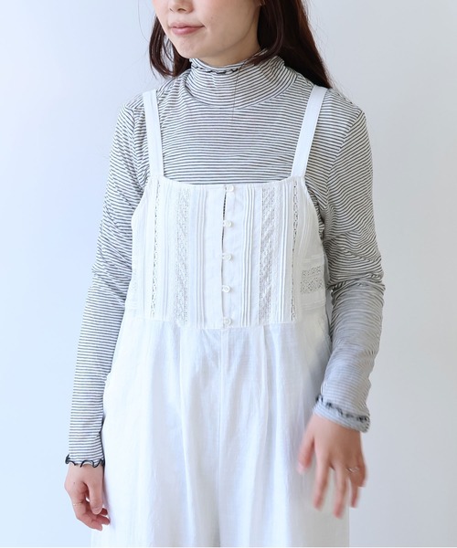 bulle de savon(ビュルデサボン)の「△ボーダー ハイネック プルオーバー(Tシャツ/カットソー・レディース・ピンク/ホワイト・FREE)」の9枚目の写真