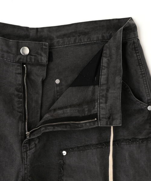 DANKE SCHON(ダンケシェーン)の「DankeSchon/ダンケシェーン/PIGMENT TWILL W-KNEE PANTS(その他パンツ・レディース・ブラック・L/M)」の19枚目の写真