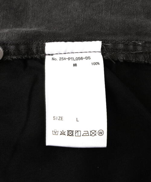 DANKE SCHON(ダンケシェーン)の「DankeSchon/ダンケシェーン/PIGMENT TWILL W-KNEE PANTS(その他パンツ・レディース・ブラック・L/M)」の21枚目の写真