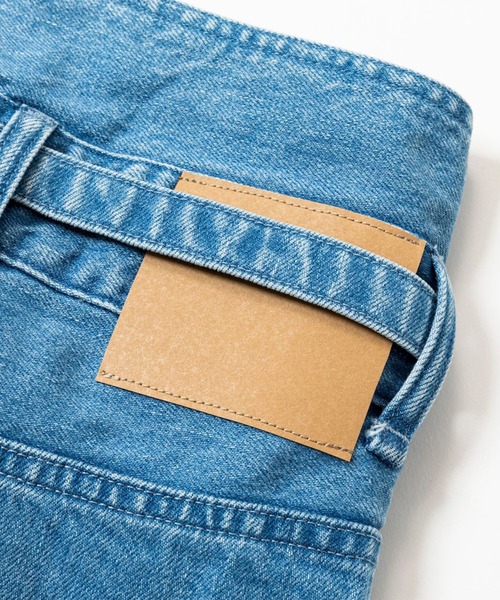 meanswhile(ミーンズワイル)の「Fade Denim Wrap PT(デニムパンツ・メンズ・インディゴブルー/オフホワイト・4(XL)/3(L)/2(M)/1(S))」の14枚目の写真