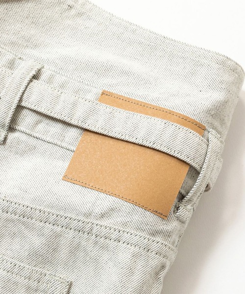 meanswhile(ミーンズワイル)の「Fade Denim Wrap PT(デニムパンツ・メンズ・インディゴブルー/オフホワイト・4(XL)/3(L)/2(M)/1(S))」の8枚目の写真