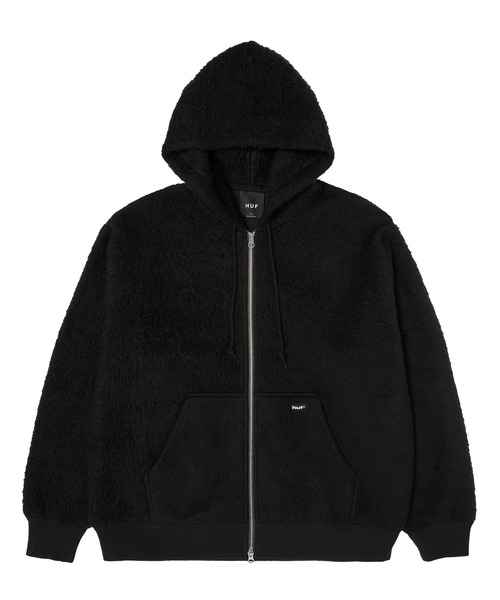 miss 新品未使用　HUF パーカー　黒　2XL ジップパーカー HUF パーカー eightynine FULL ZIP HOODIE メンズ レディース