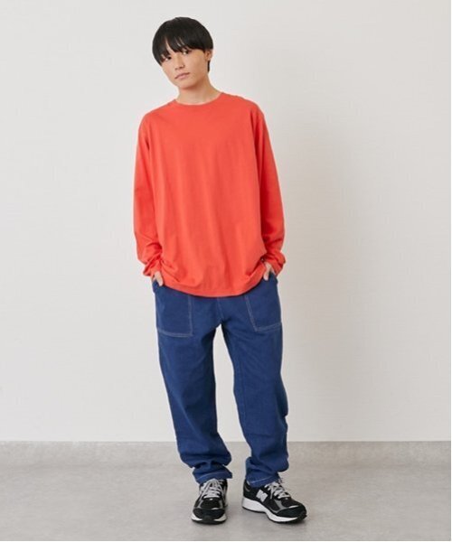 GLAZOS（グラソス）の「ストレッチデニム・ベイカーパンツ（デニムパンツ・キッズ・ダークブルー/ライトブルー/ブラック・160cm/150cm/170cm/180cm）」の10枚目の写真