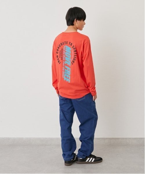 GLAZOS（グラソス）の「ストレッチデニム・ベイカーパンツ（デニムパンツ・キッズ・ダークブルー/ライトブルー/ブラック・160cm/150cm/170cm/180cm）」の12枚目の写真